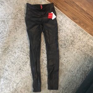 Spanx faux leather leggings